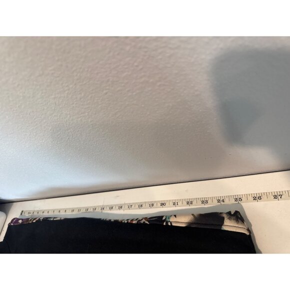 Roxy Womens Hoodie Sz XL Liberty Fleece Snowboarding Black/Beige Floral Beachy - Picture 9 of 13